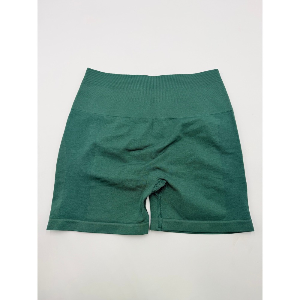 Alphalete Amplify Seamless Scrunch Butt Shorts Green Medium